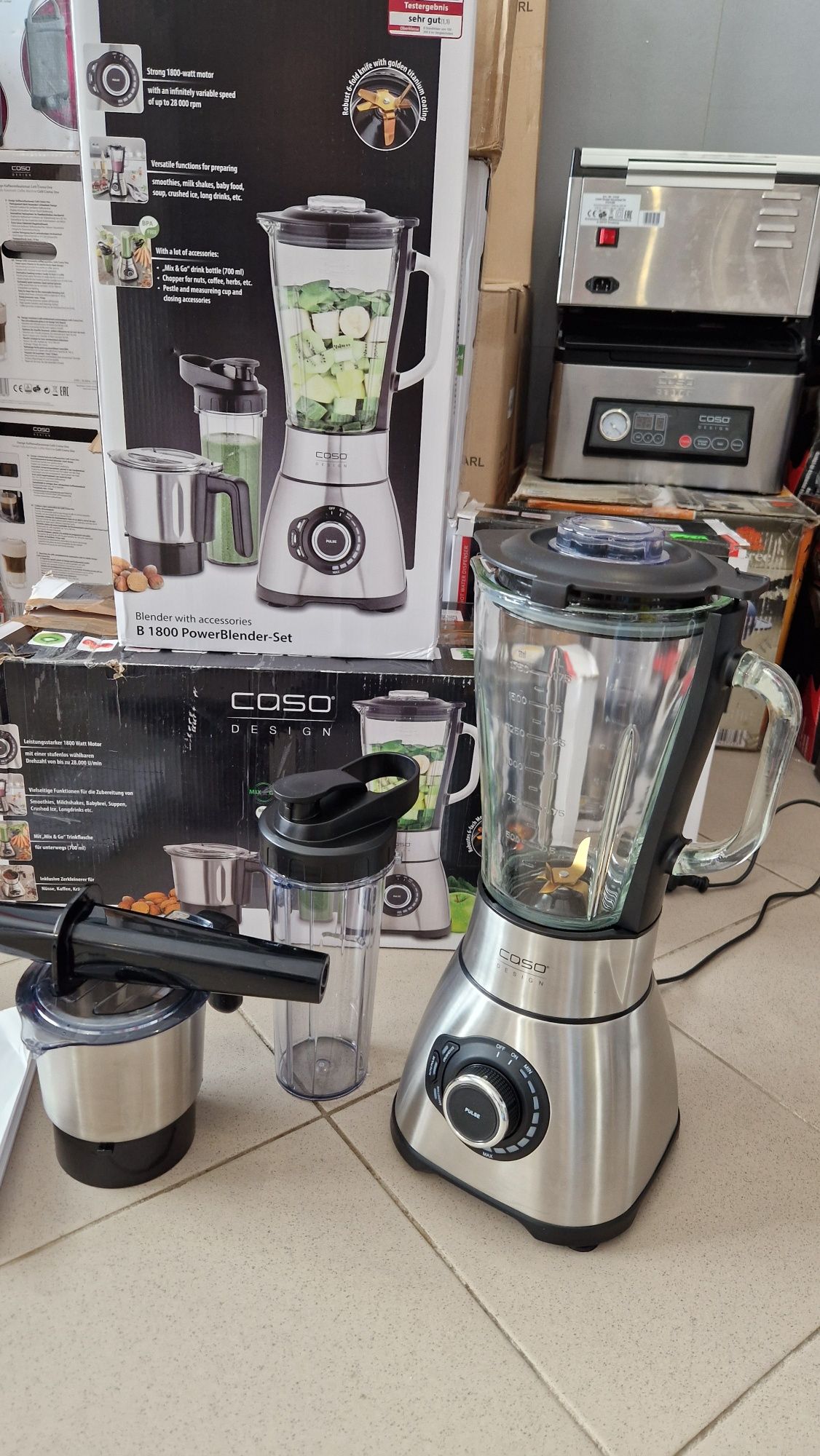 Потужний блендер 3 в 1 Caso B1800 PowerBlender Set