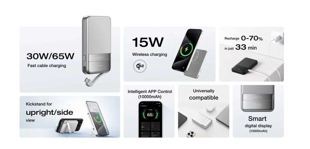 Повербанк EcoFlow RAPID Magnetic Power Bank 10000mAh