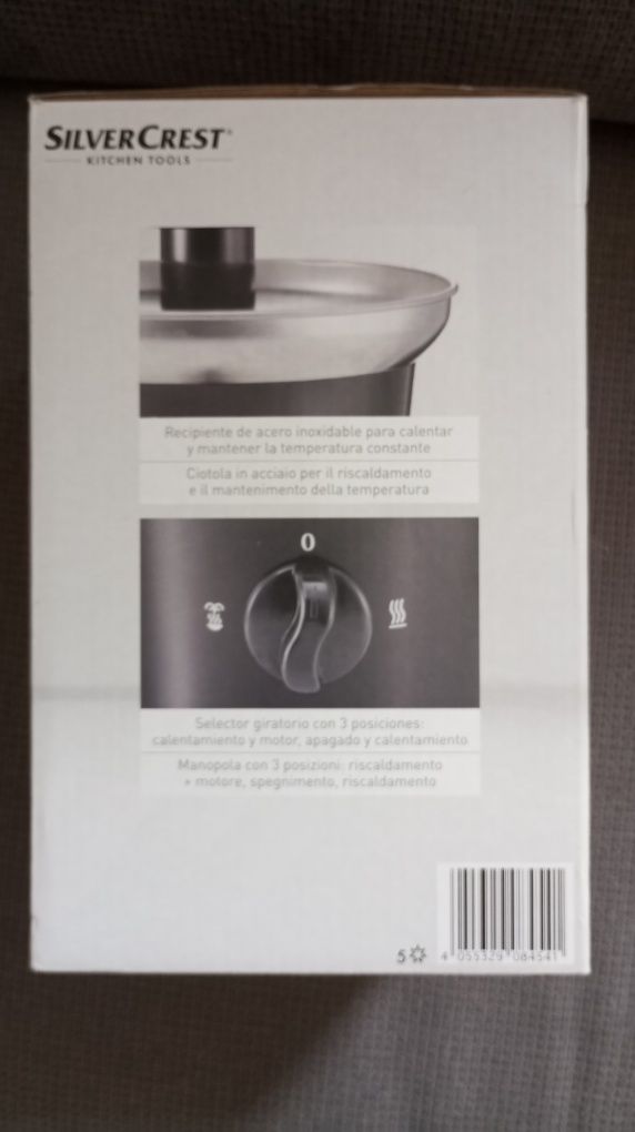 Fonte de chocolate Eléctrica Silver Crest