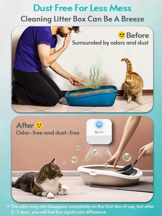 Перезаряджуваний ароматизатор Smart Pet Deodoration для котов
