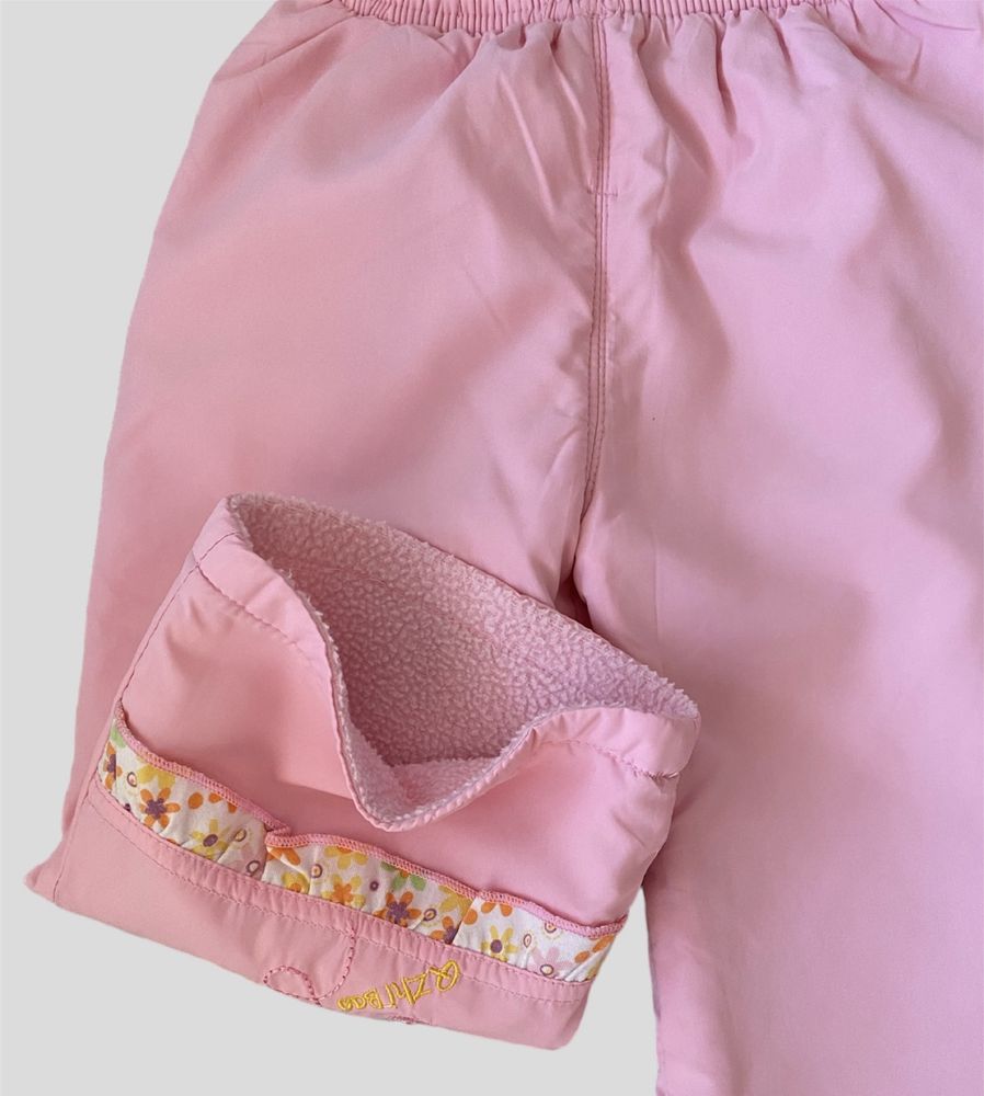 Весняні штани для дівчинки, розові