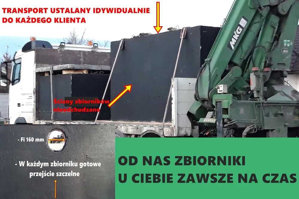 Szambo 10m3 zbiornik 12m3 szamba betonowe 8m3 Atest Brwinów Nadarzyn