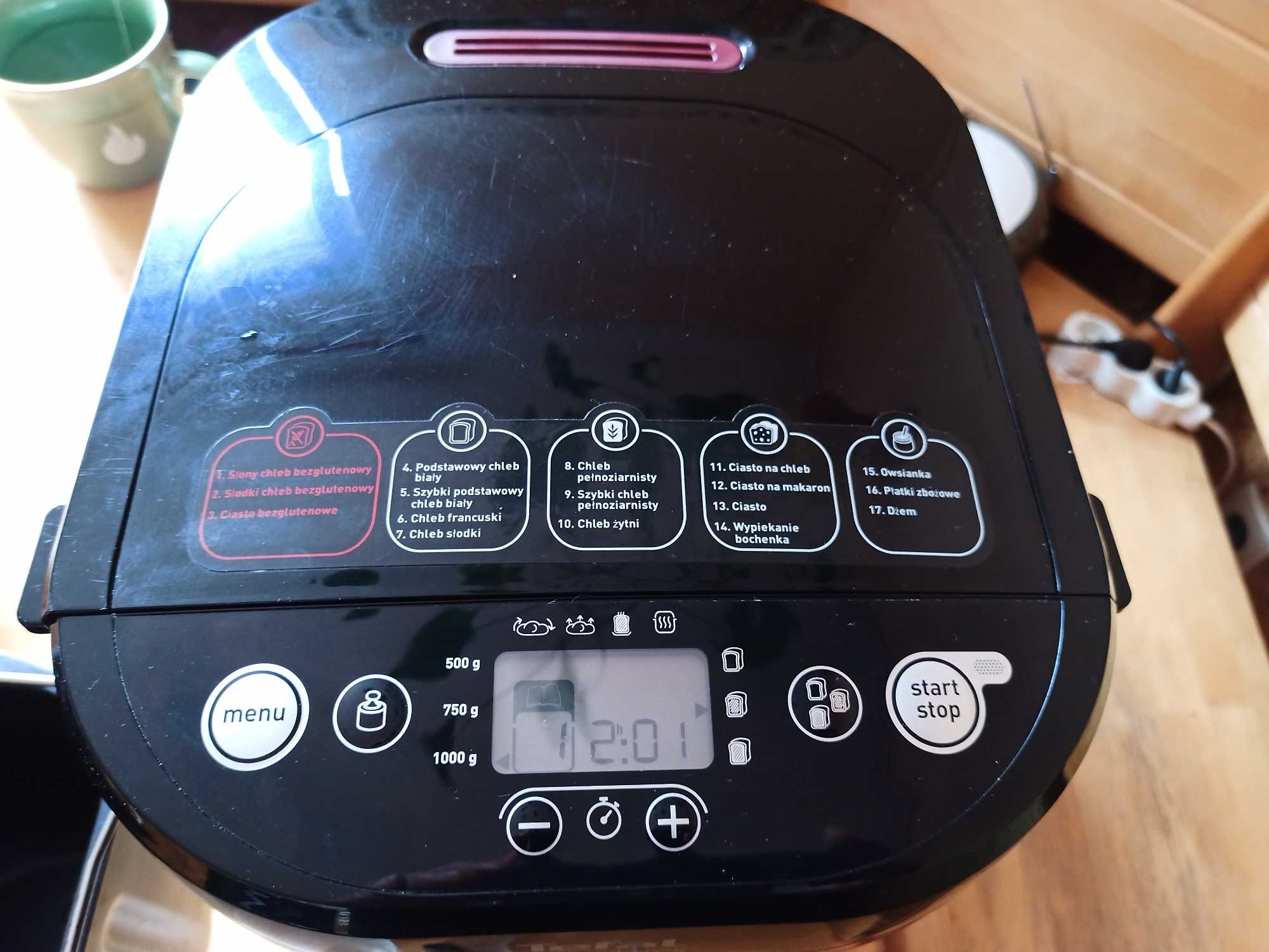 Wypiekacz do chleba Tefal PF220838 czarny 700 W