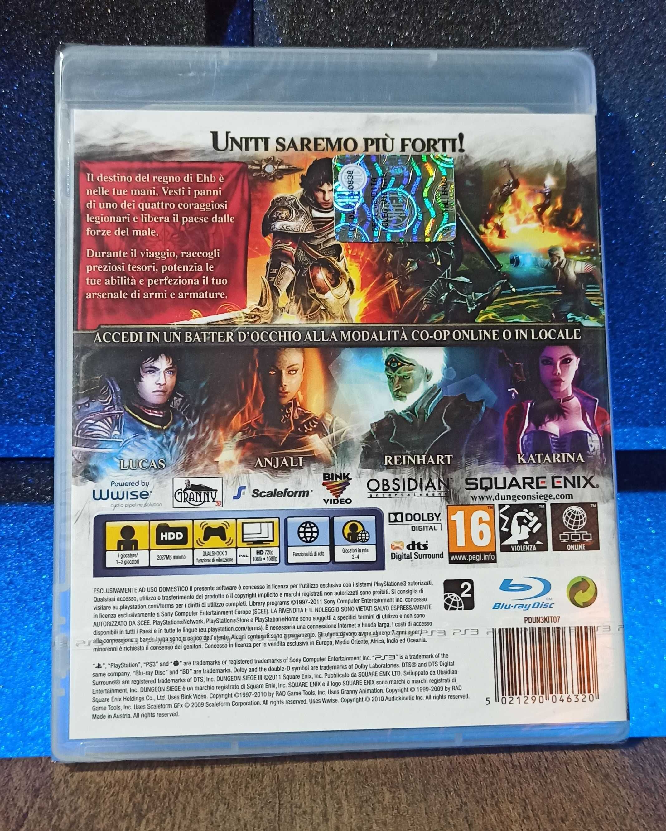 Dungeon Siege III PS3 - gra RPG w świecie fantasy
