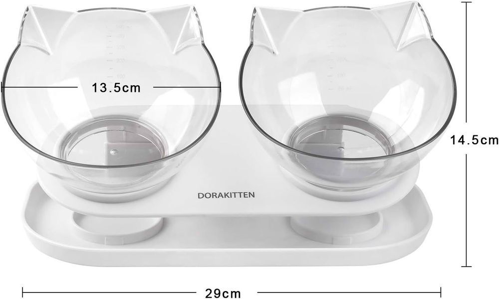 miski dla kotów 2x500ml stojak łyżka dorakitten