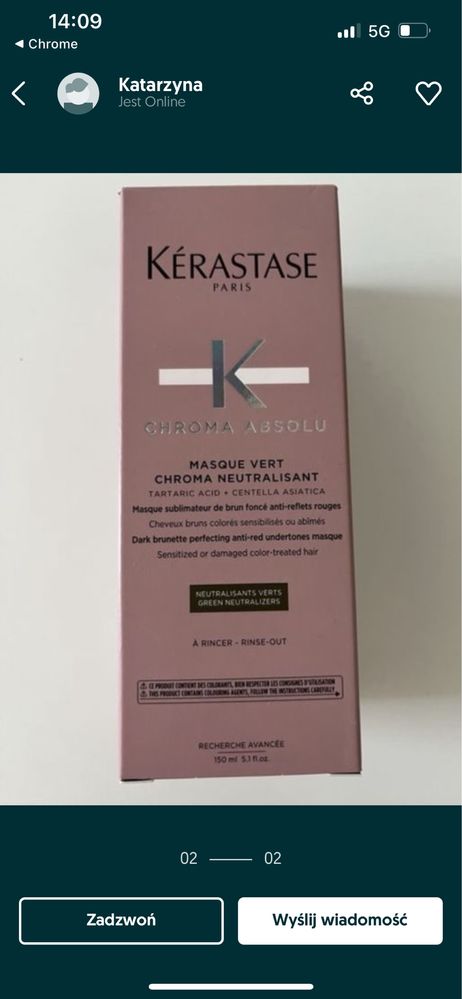 Kerastase maska do wlosow