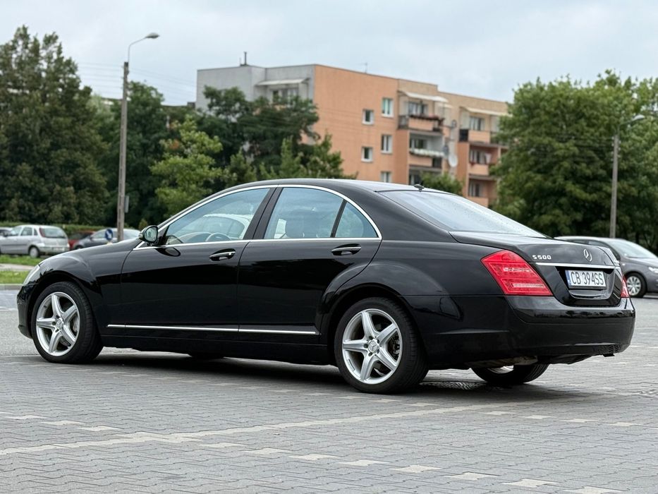 Mercedes-Benz Klasa S W221 500 4 Matic prins LPG do końca serwis super stan.