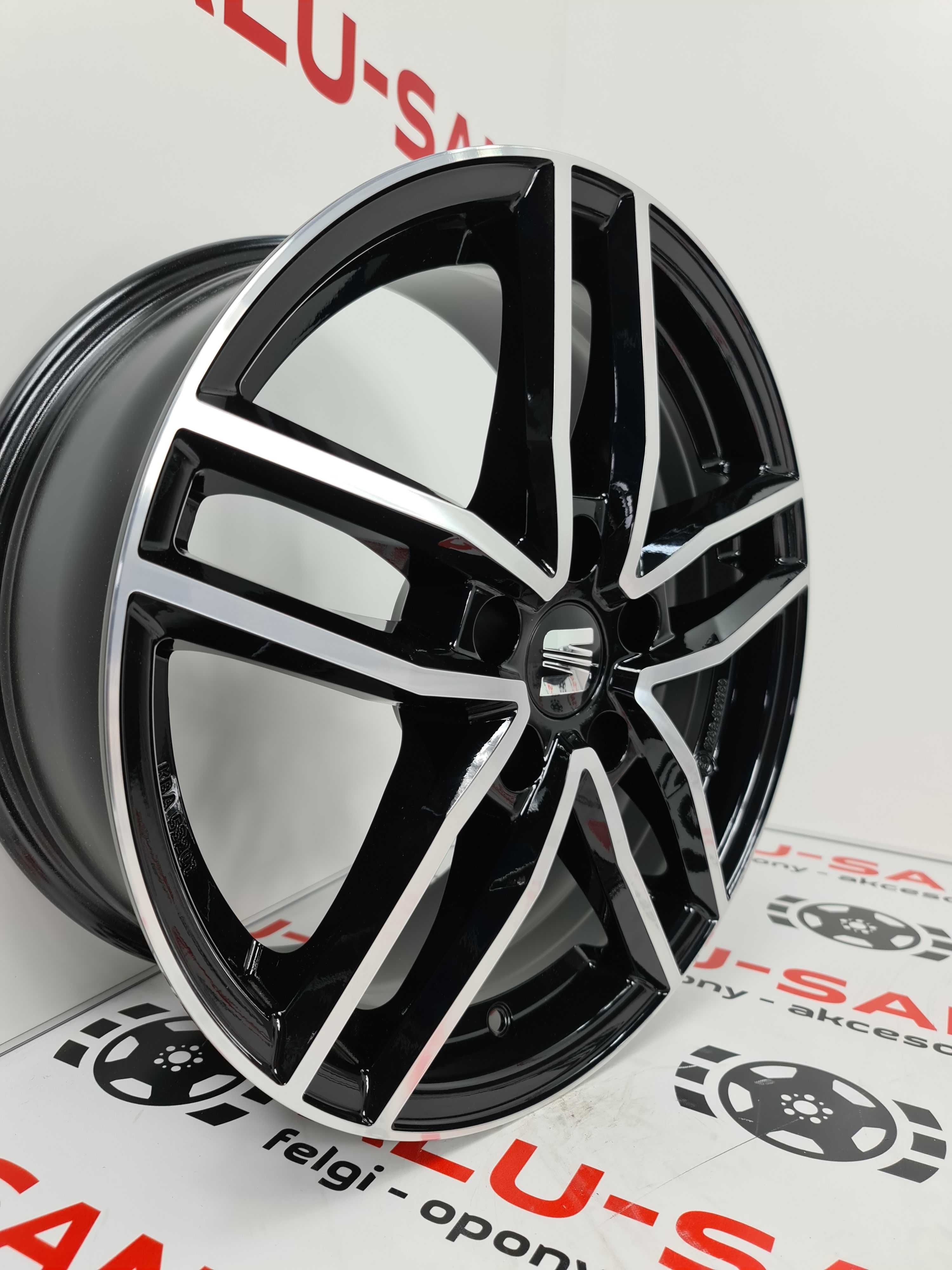 Nowe Alufelgi SEAT 17" 5x112 Altea XL ATECA LEON 2 3 4 Czarne