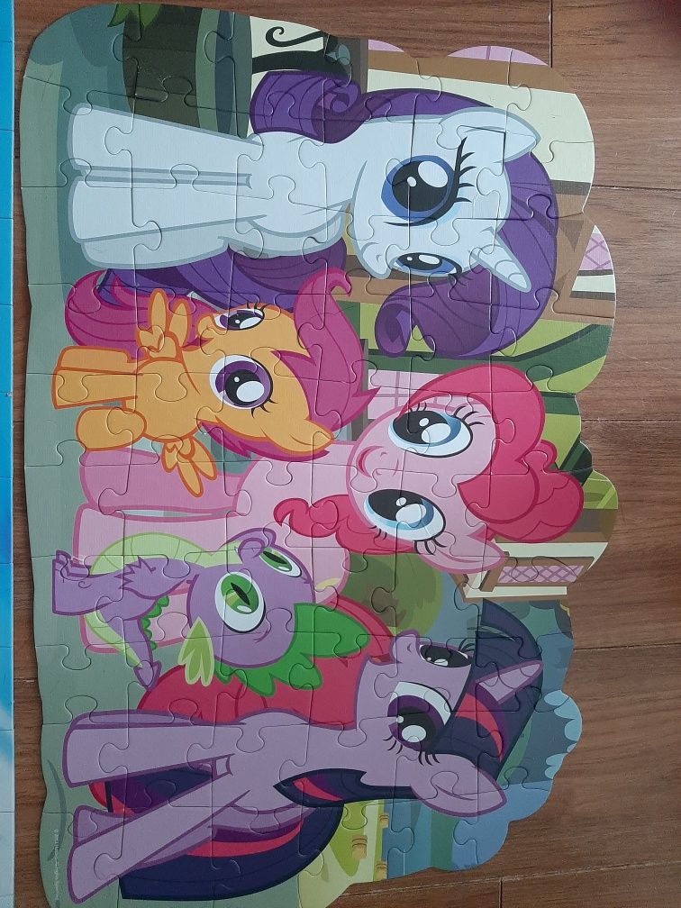 Puzzle My Little Pony +Syrenka Arielka Maxi