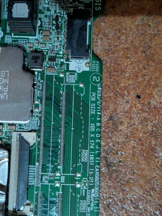 Motherboard LG 75" tv peças