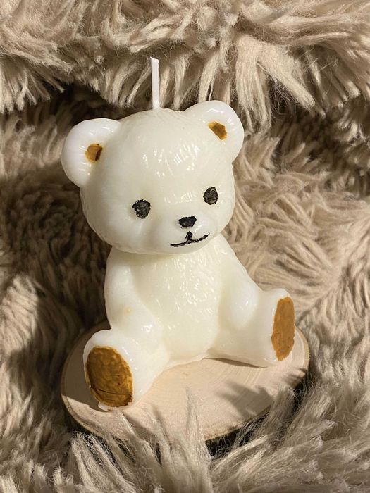 Świeca Handmade Miś Misiek Dekoracja 74g