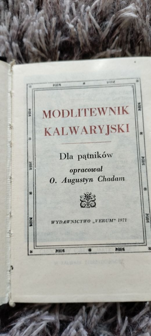 Modlitewnik kalwaryjski 1971