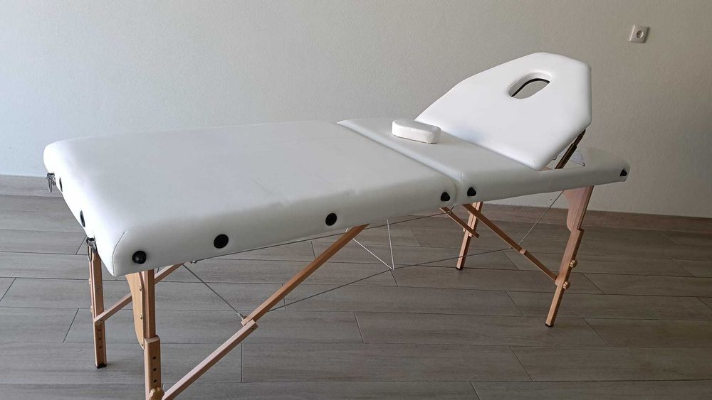 Mesa de Massagens Quirumed em ótimo estado + mala de transporte