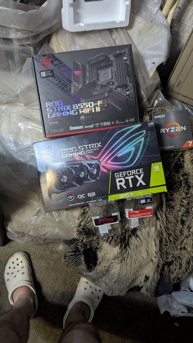 ПК 5700х 3060ti + 27 монитор 2к 144