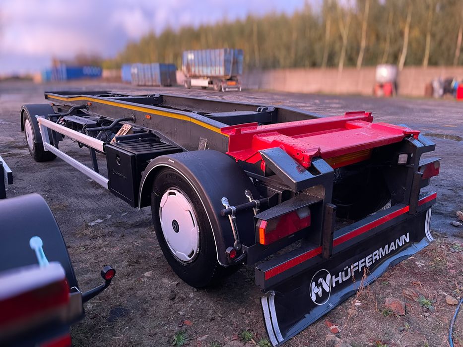 HUFFERMANN HSA 18.70 2007 Przyczepa pod kontenery do hakowca
