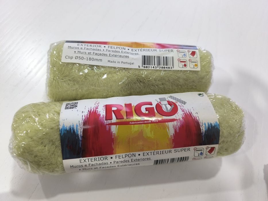 Rolos de Pintura RIGO Novos – Vários (Microfibra, Antigota, Exterior)