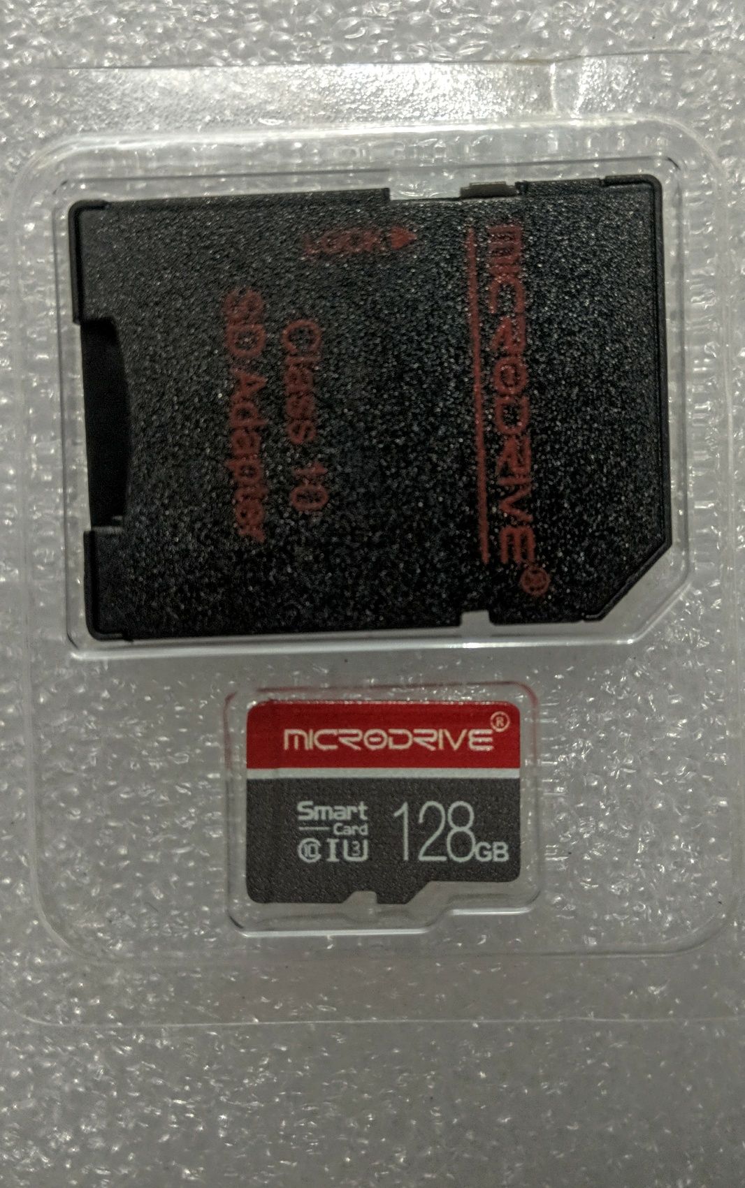 Карта памяти Microdrive microSDXC 128GB UHS-I U3 V30 A1 + SD адаптер