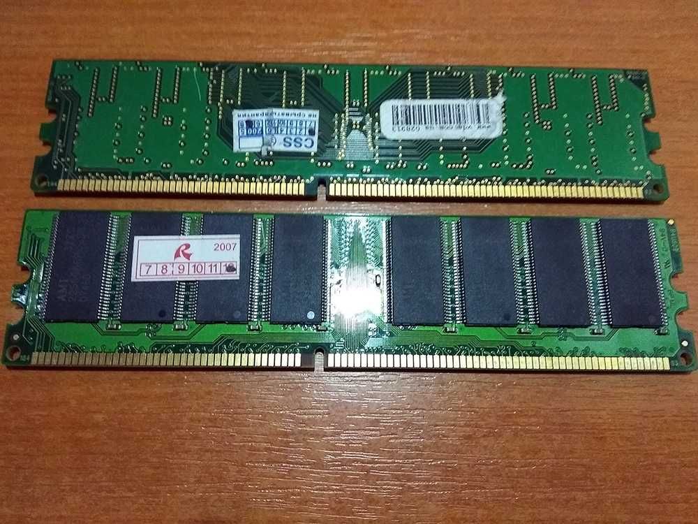 Оперативная память DDR400 PC3200 1Gb( 2x512 Mb )