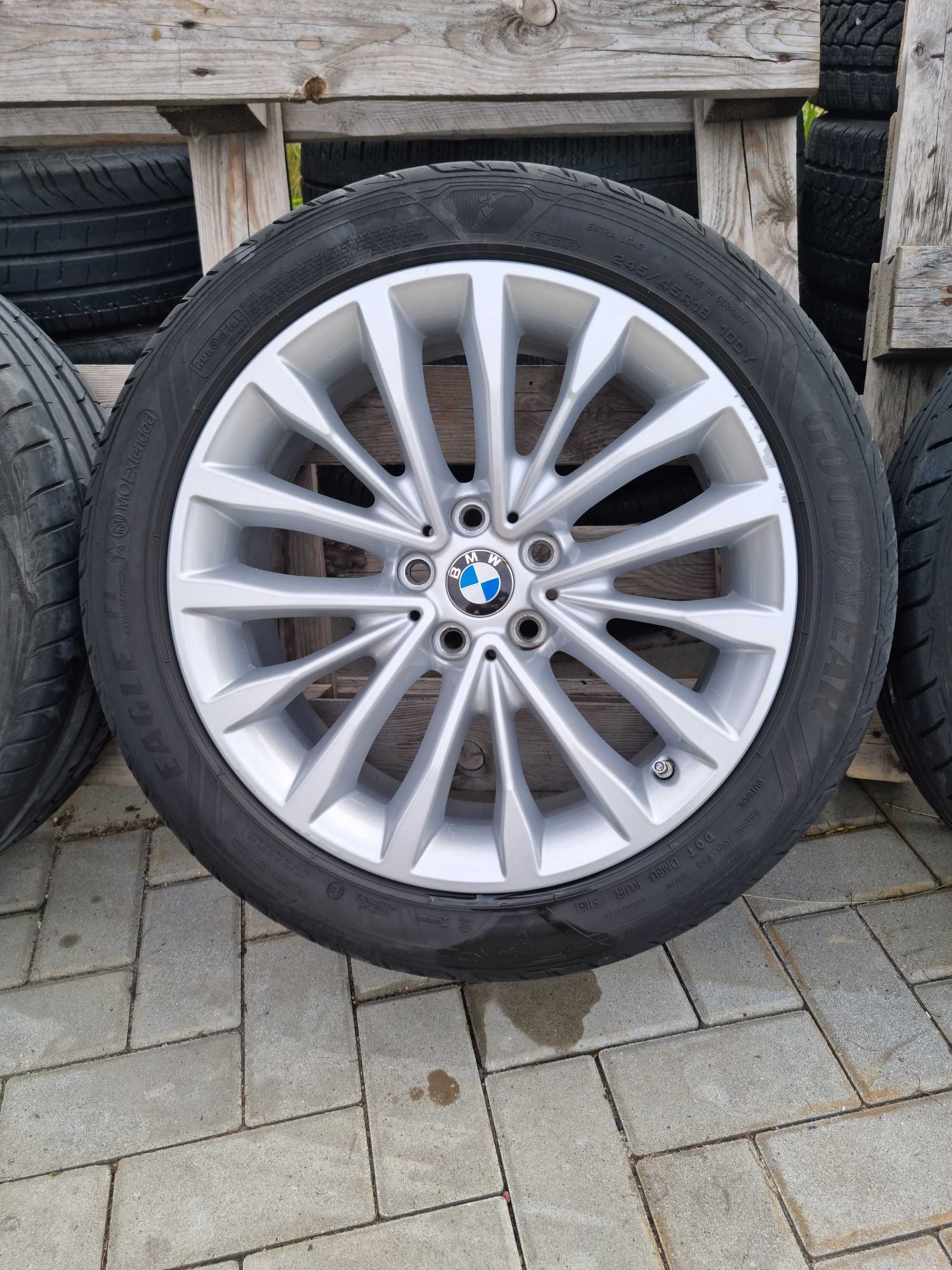 Felgi BMW G30 z oponami Goodyear Eagle