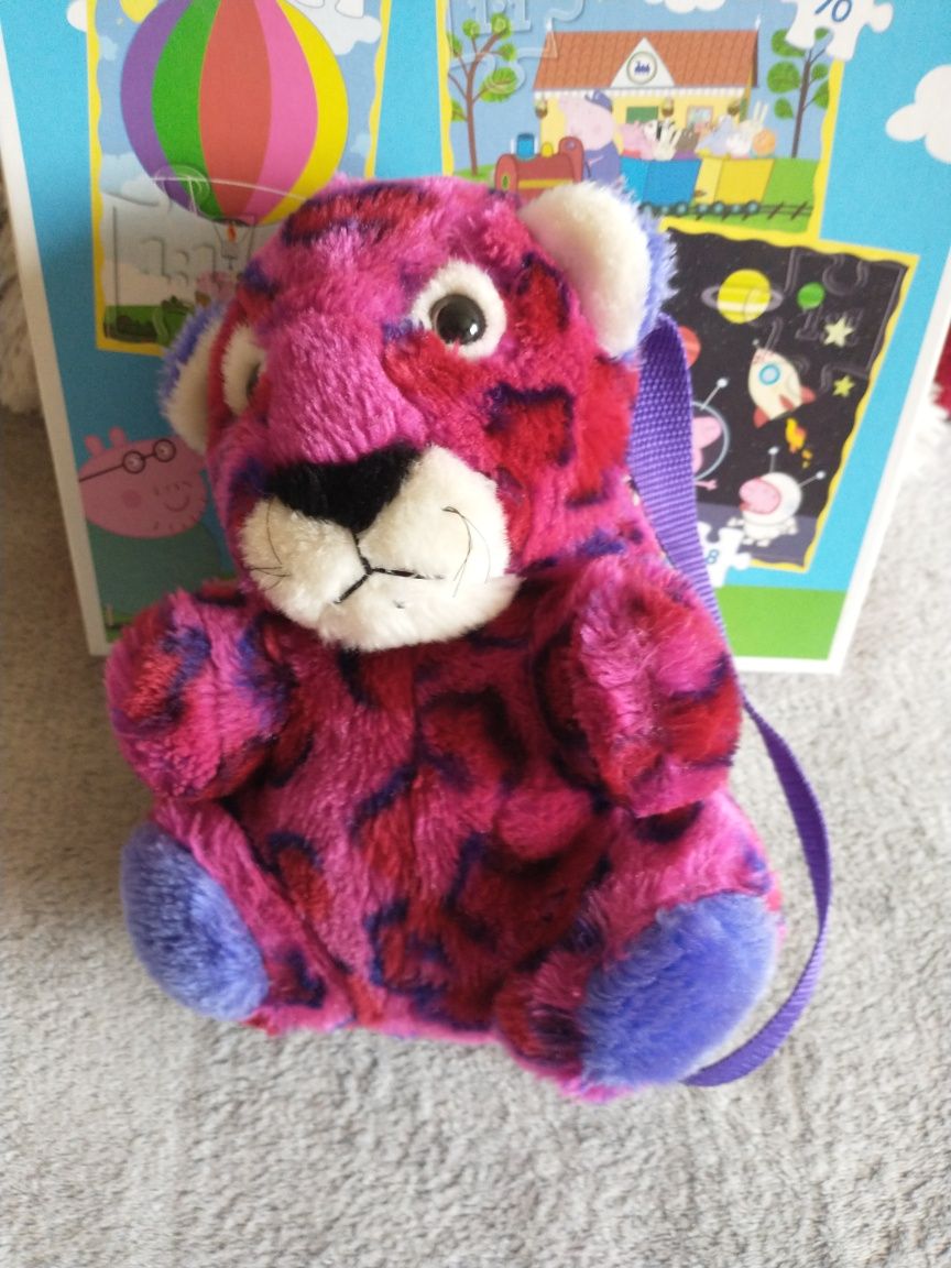 Świnka Peppa puzzle klocki torebka tygrysek