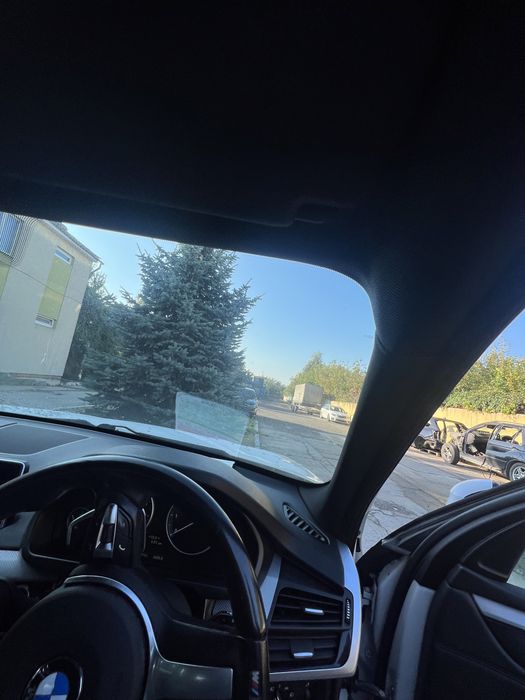 Потолок чорний BMW X5 F15 стеля БМВ Х5 Ф15