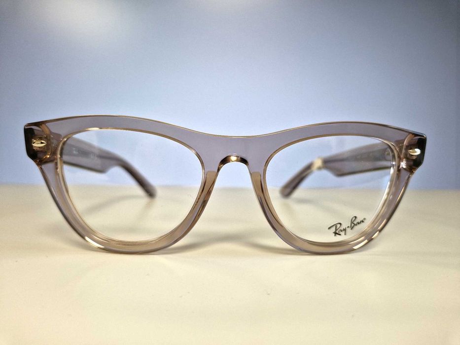 Oprawki korekcyjne Ray-Ban 8449 Transparent Light Brown CatEye Damskie