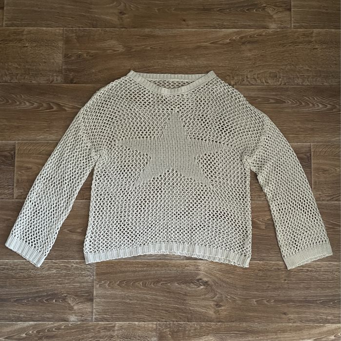y2k sweater светр у сітку opium