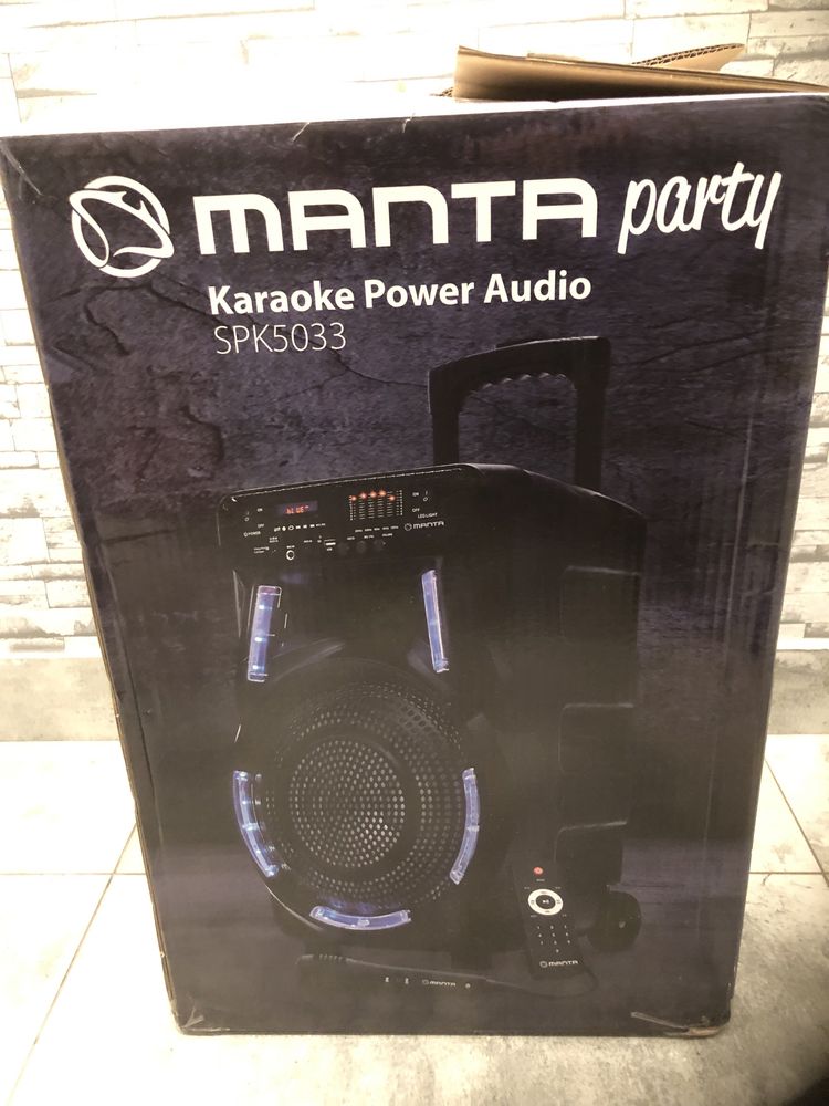 Głośnik Bezprzewodowy Manta Party Power Audio Przenośny