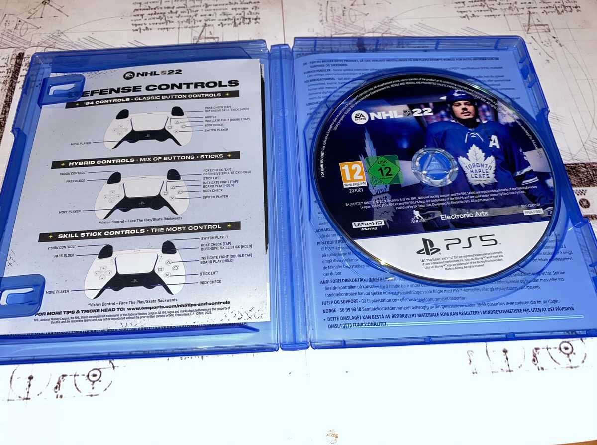 NHL 22 Ps5 bez rys