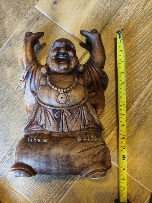 Budda drewniany 35cm wysokości