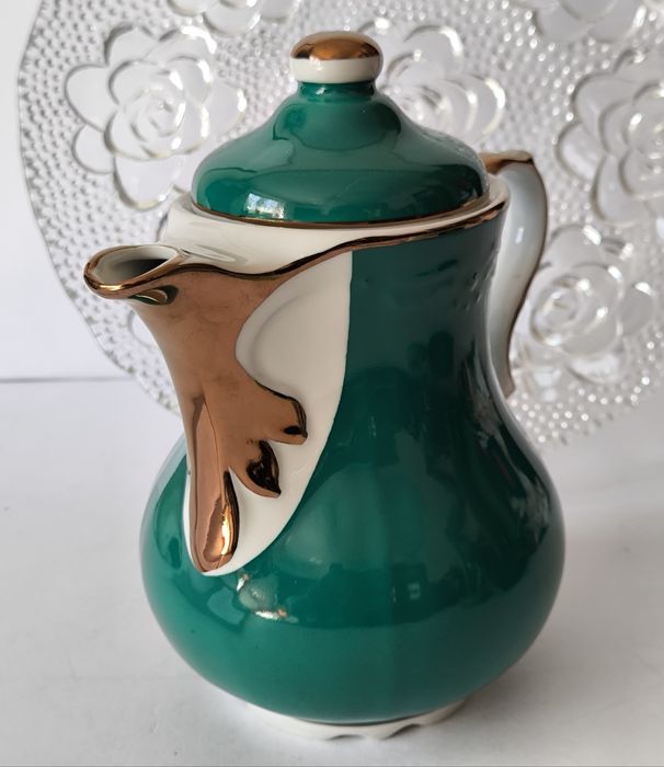 Dzbanek do kawy Karolina  piękna stara porcelana