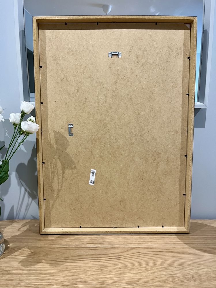 Plakat dla miłośników kolarstwa w czarnej ramce IKEA RIBBA 50 x 70 cm