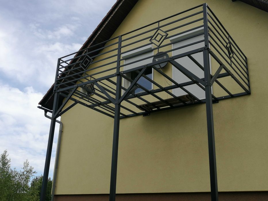 Schody metalowe cynkowane