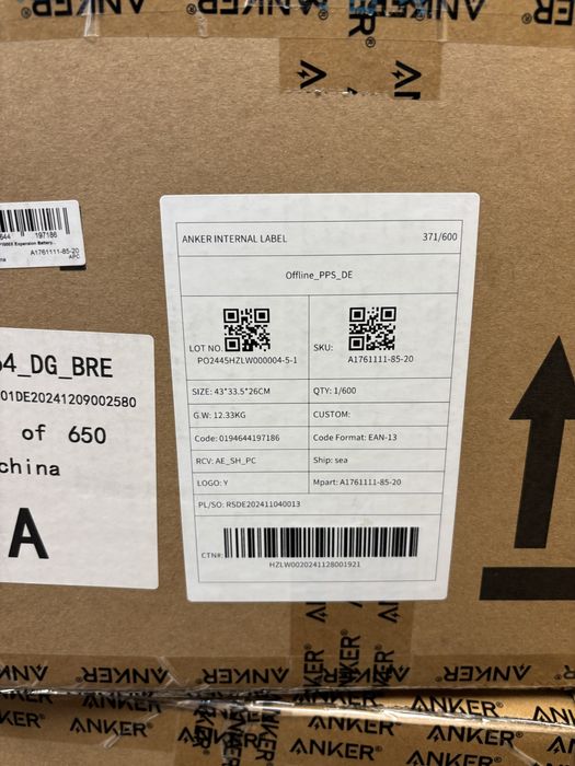 Додаткова батарея Anker Solix bp1000 LiFePo4 НОВА В НАЯВНОСТІ ЄВРОПА