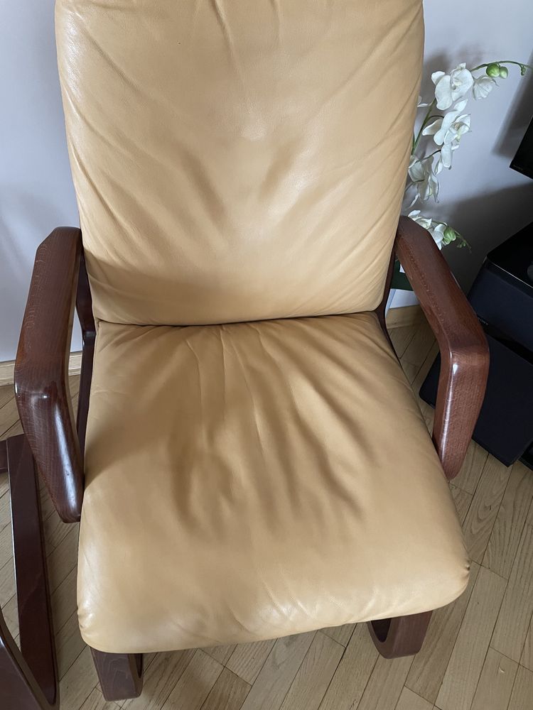 Krzesło - skóra naturalna