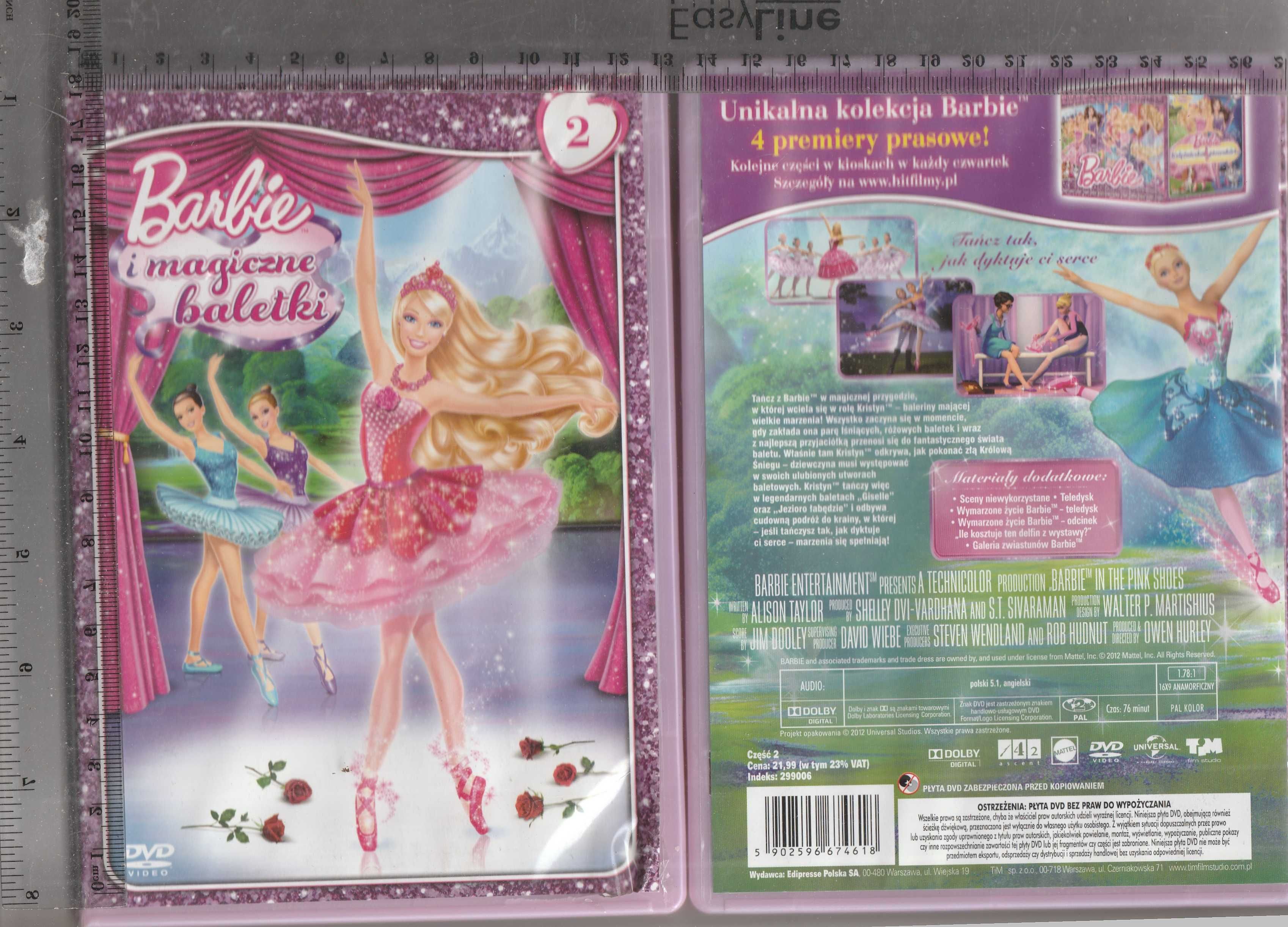 Barbie i magiczne baletki  DVD