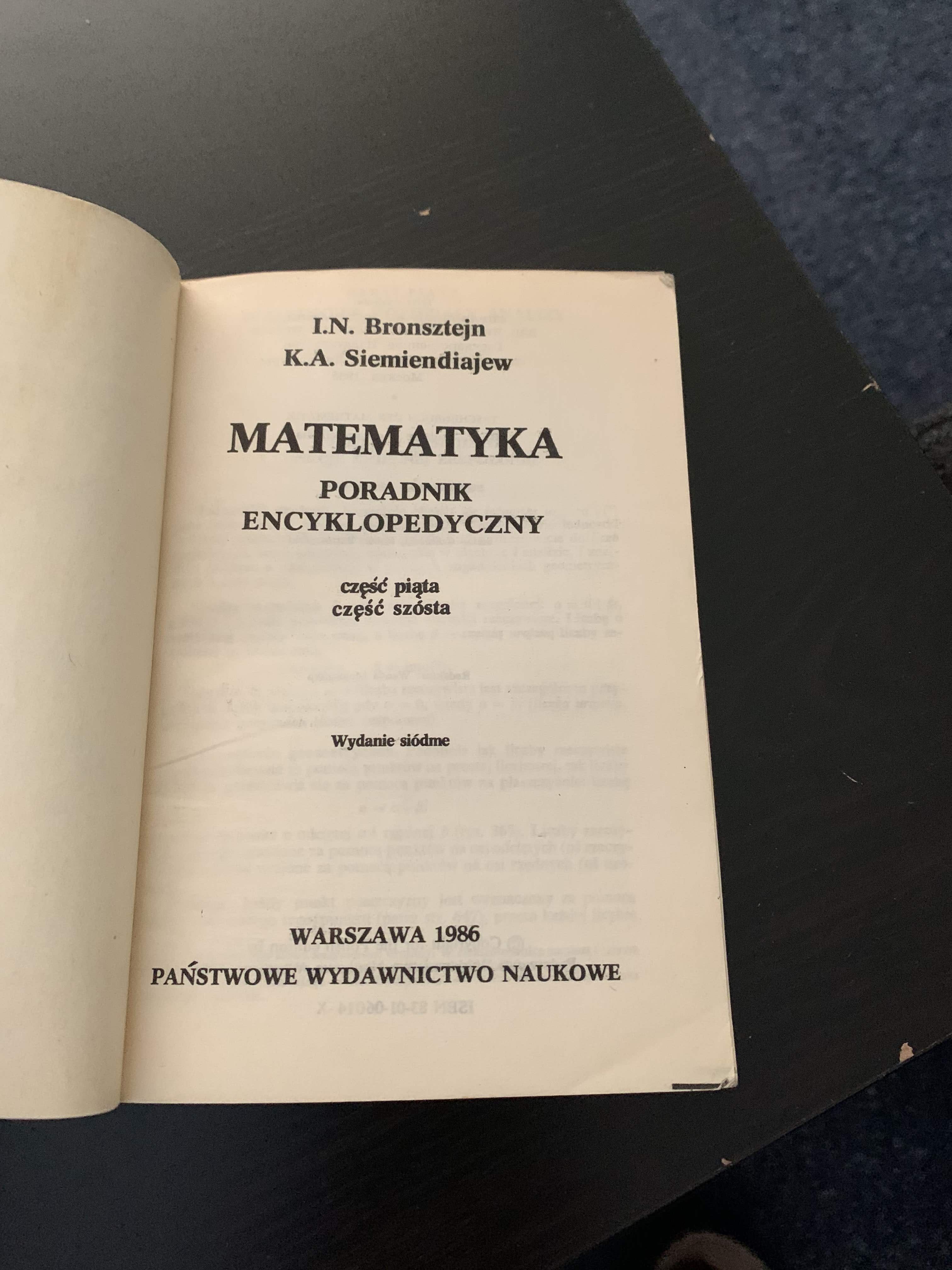 Matematyka poradnik encyklopedyczny_część 5 i 6