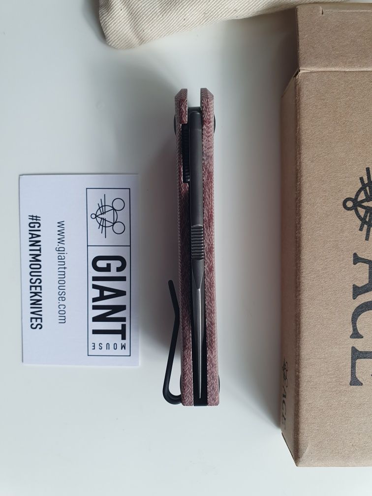Складной нож GiantMouse ACE Grand M390 Red 100% Оригінал!