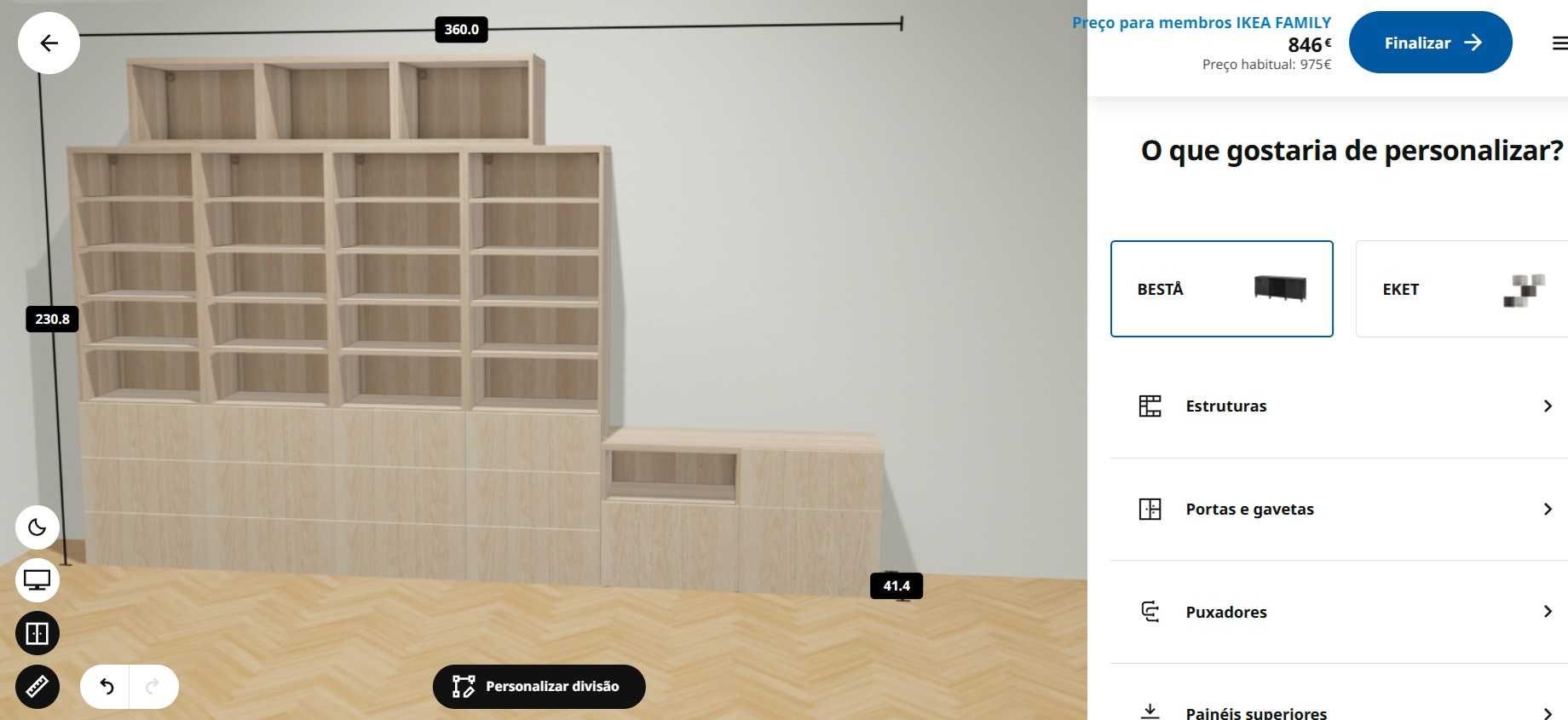 Móveis BESTA Ikea