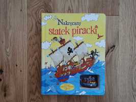 Usborne Nakręcany Statek Piracki Louie Stowell Książka interaktywna