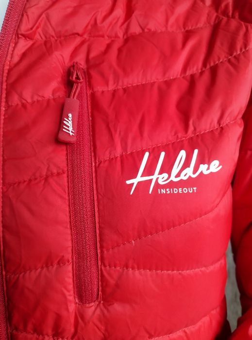 Kurtka puchowa Heldre czerwona r.XS