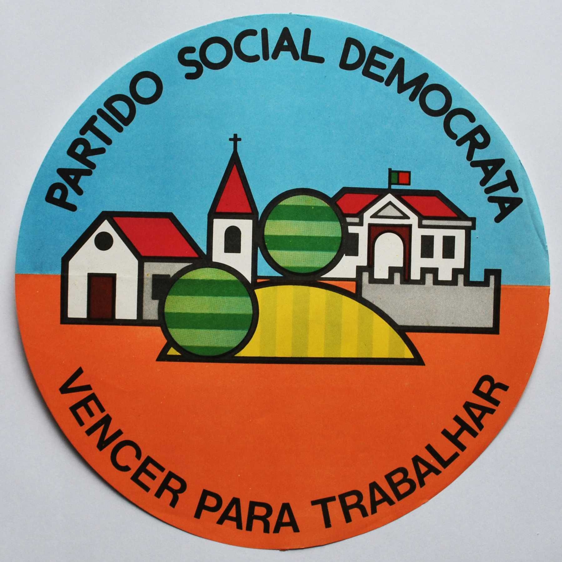 Cartaz político / propaganda PPD Grande festa popular de 1976