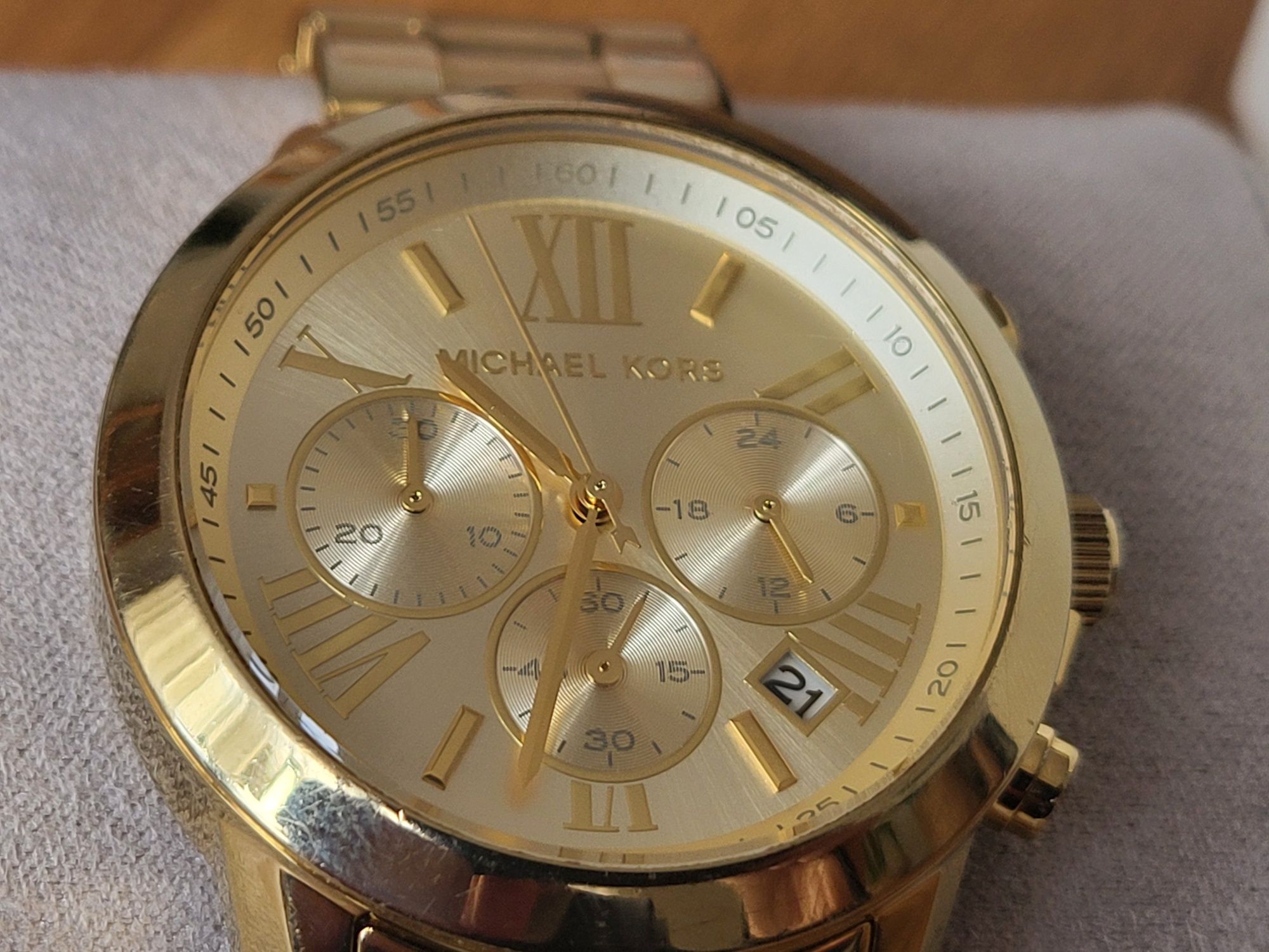 Oryginalny zegarek damski Michael Kors złoty MK5777