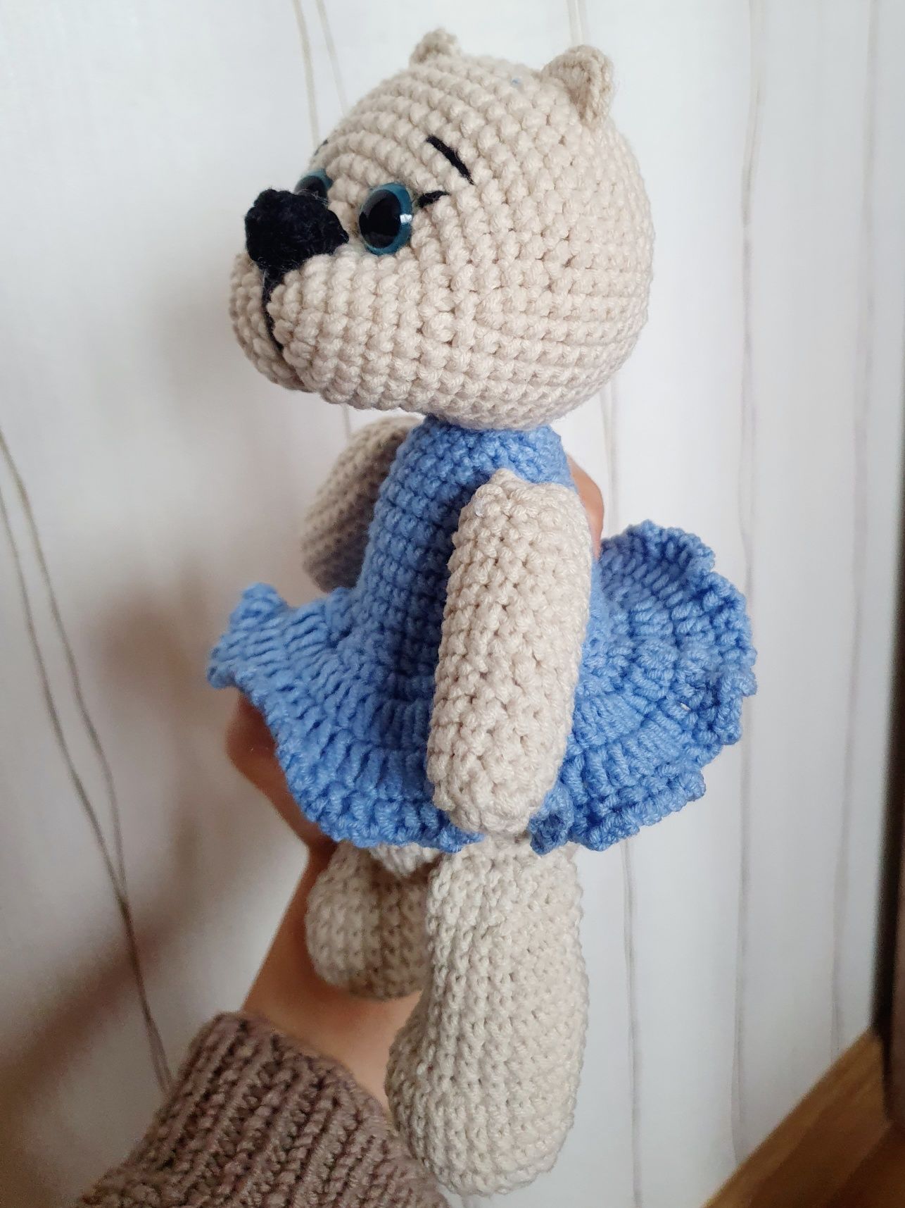 Miś ręcznie robiony na szydełku handmade
