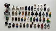 Lego деталі, аксесуари, принти, голови, торси, шоломи, волосся
