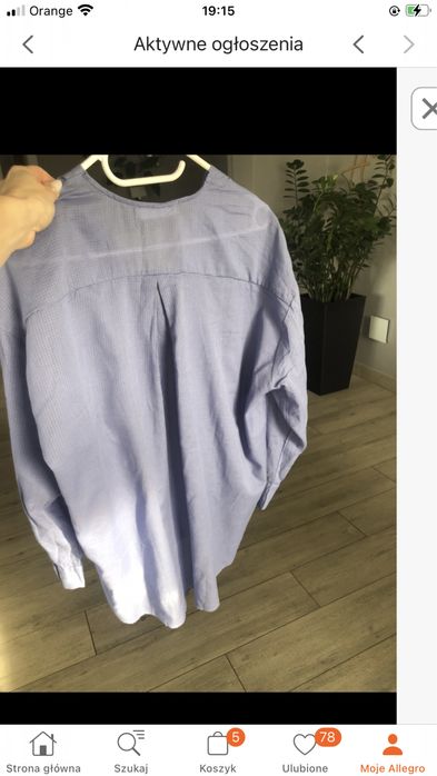 Świetna przewiewna koszula oversize od xs do m Mango