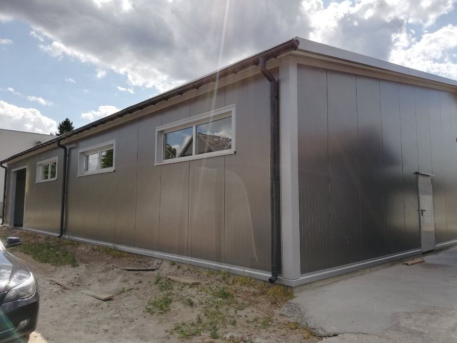 Konstrukcja stalowa ocynk hala 15x30x4m 450m2