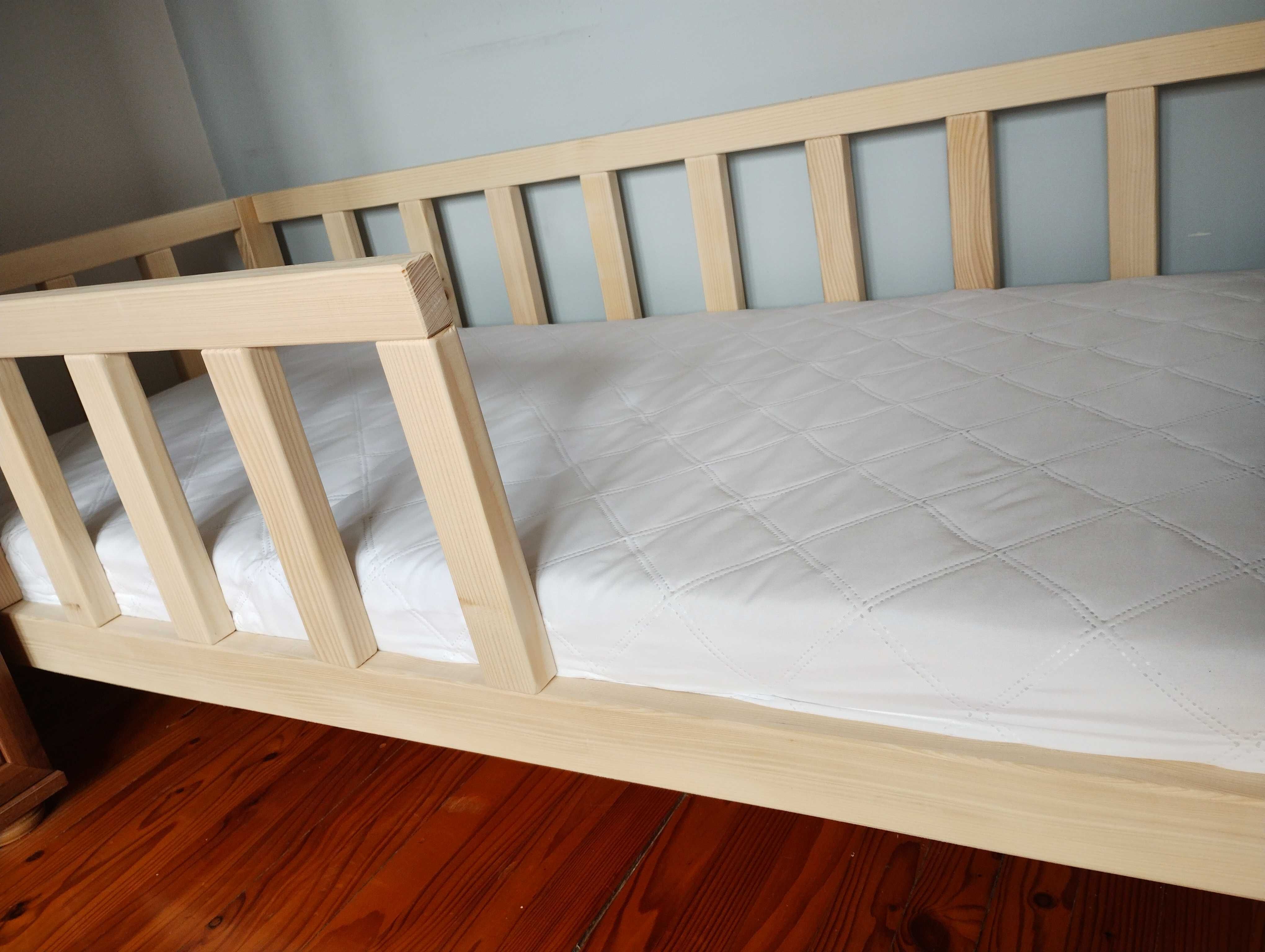 Łóżko Drewniane Dziecięce- Lite Drewno