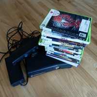 Xbox 360 z zestawem gier i kinectem