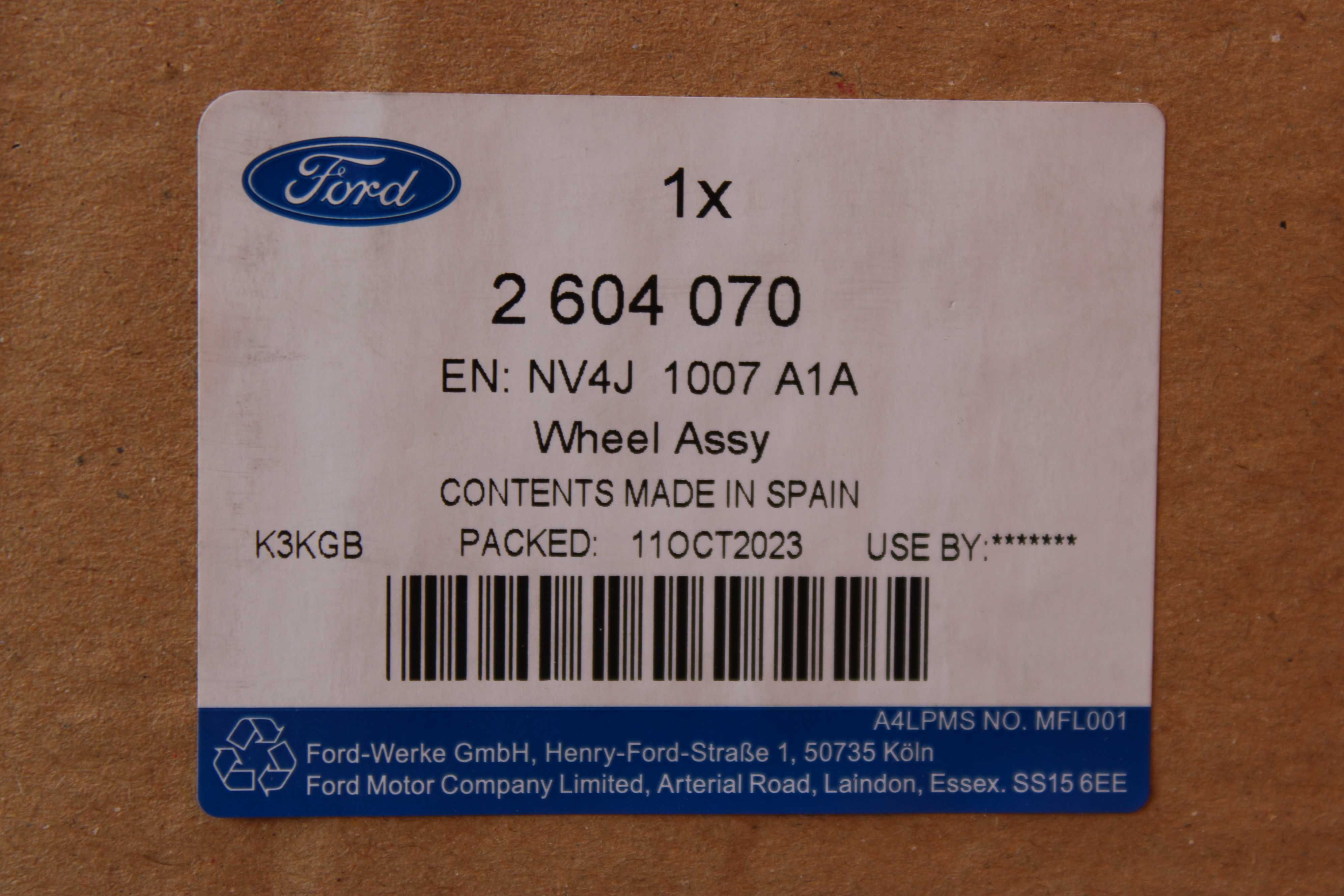 FORD Mondeo MK5 Fusion Focus Mk4 S-Max EDGE 5x108 20'' 8J ET55 NOWE